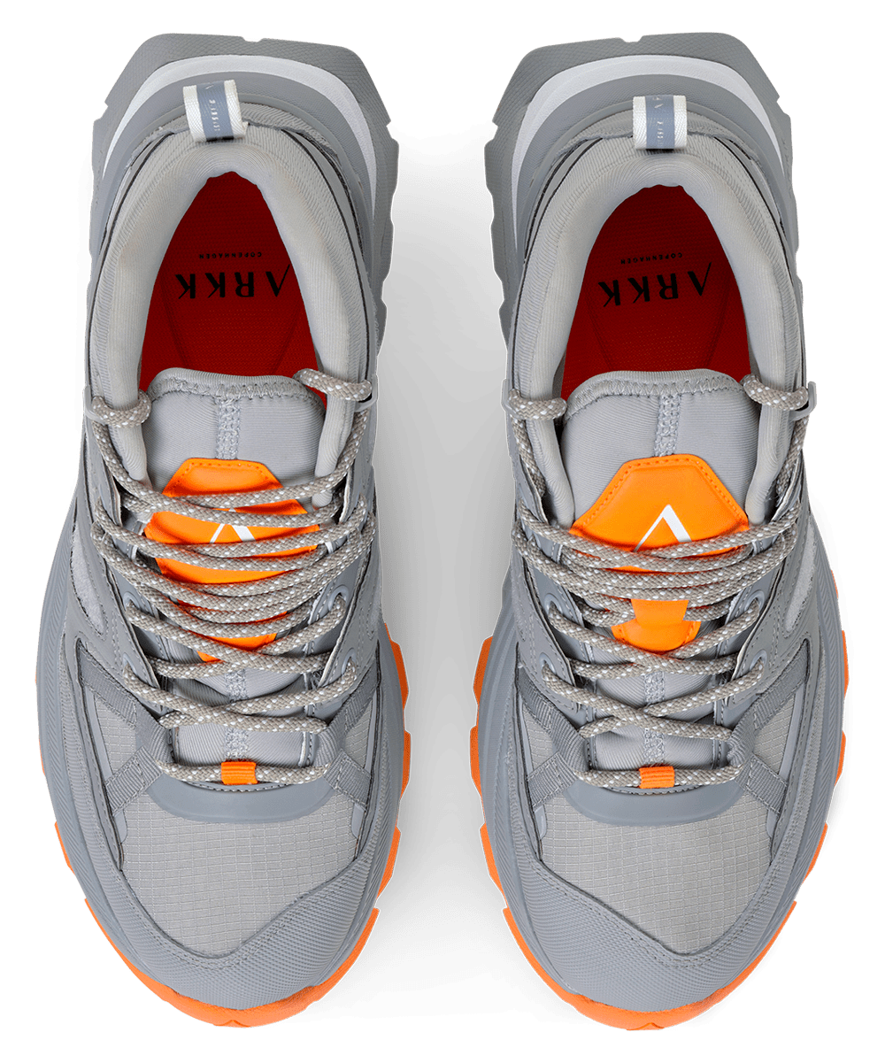 ARKK Collection Duratek Nylon HL TX-22 | Ghost Gray Fall Orange | Women Duratek